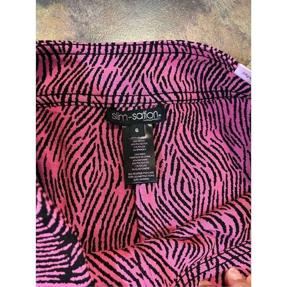 NWT Slim-sation by Multiples Reversible Pull-on Ankle Pants 6 - Picture 8 of 14